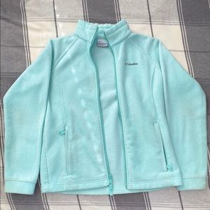 Columbia fleece jacket teal